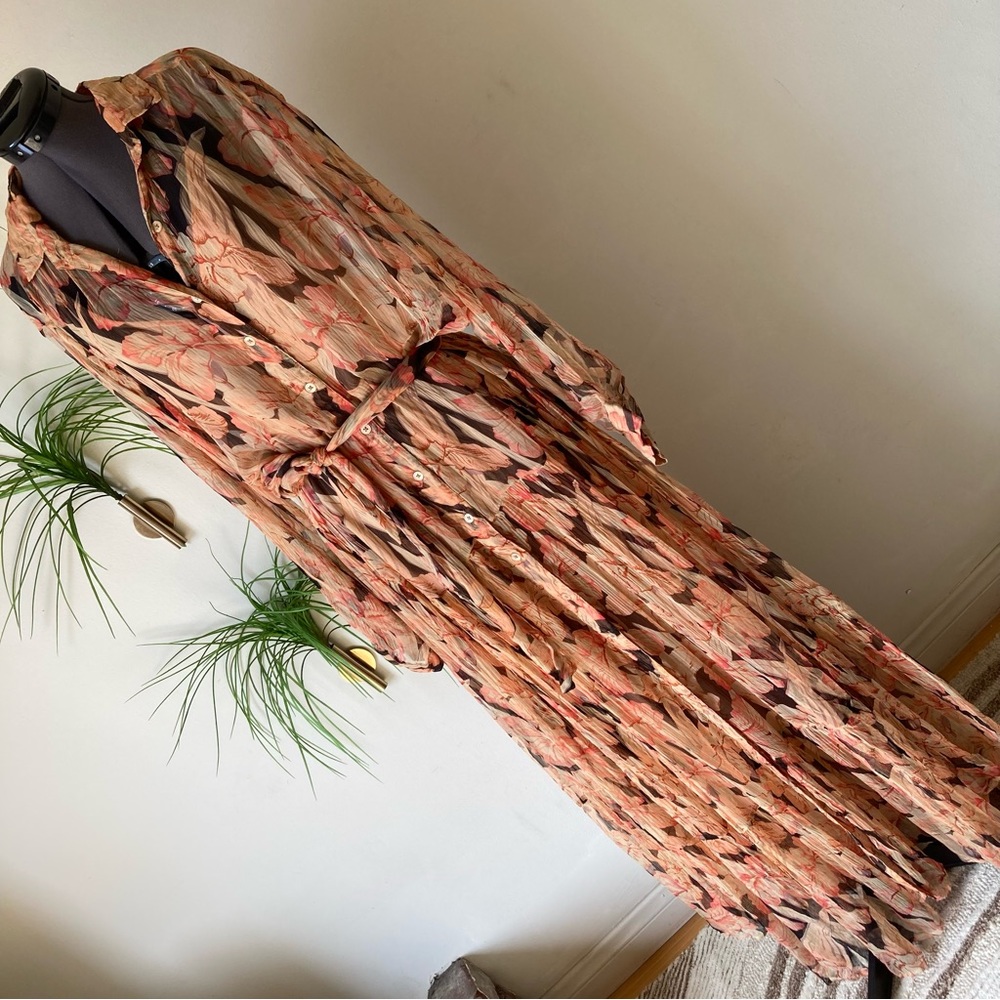 Mes Demoiselles Paris chiffon maxi dress
